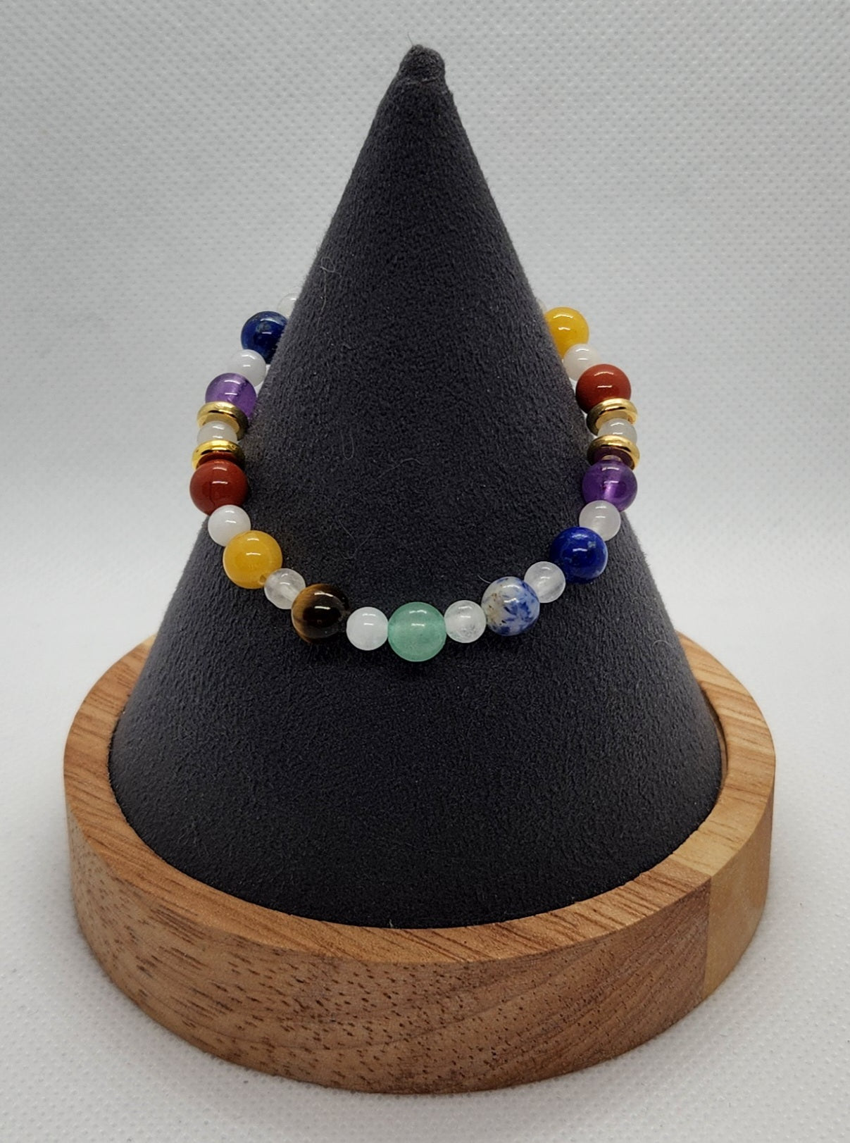 Chakra and white ( size 6")