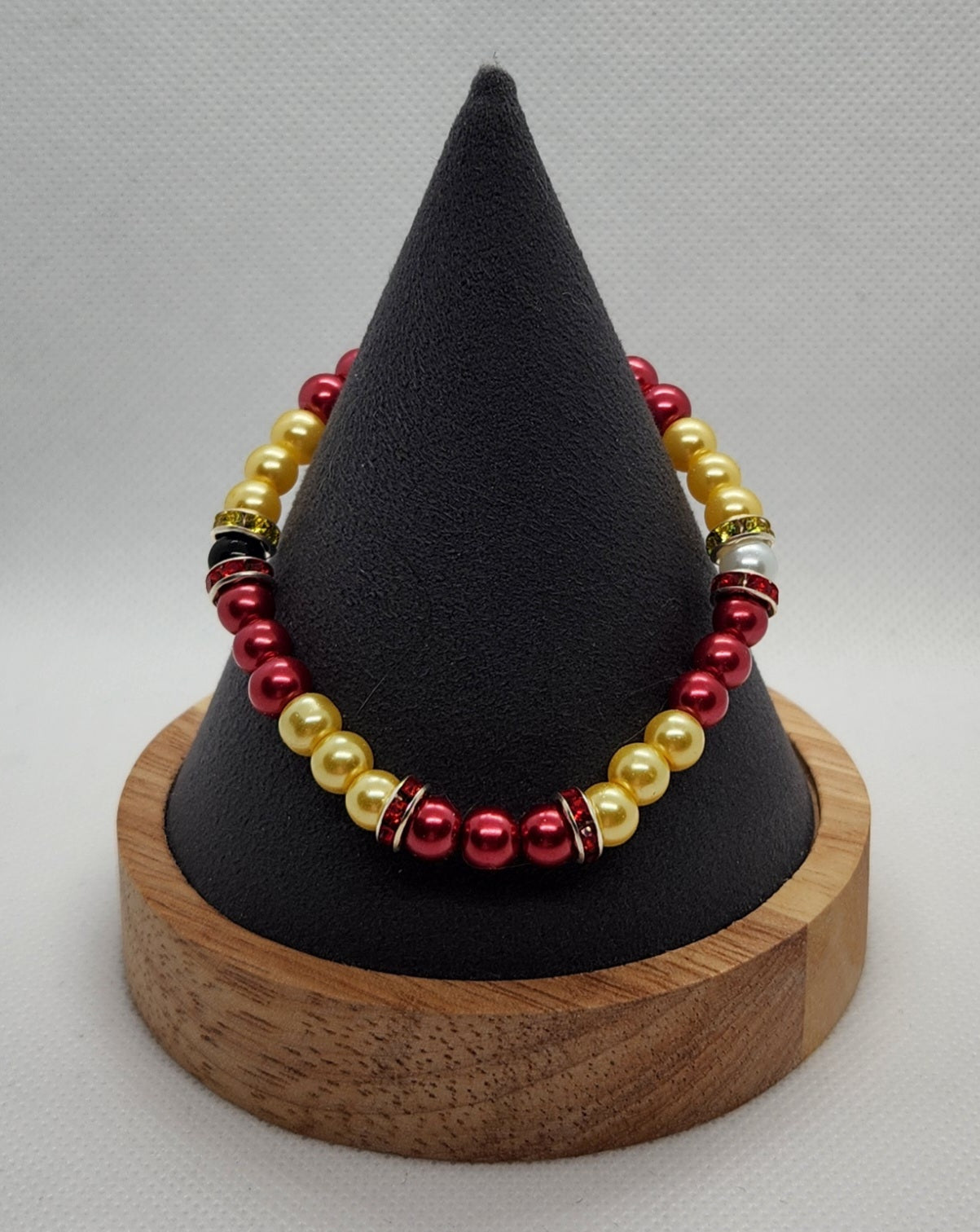 Red and Yellow with bling (size 7.5 ")